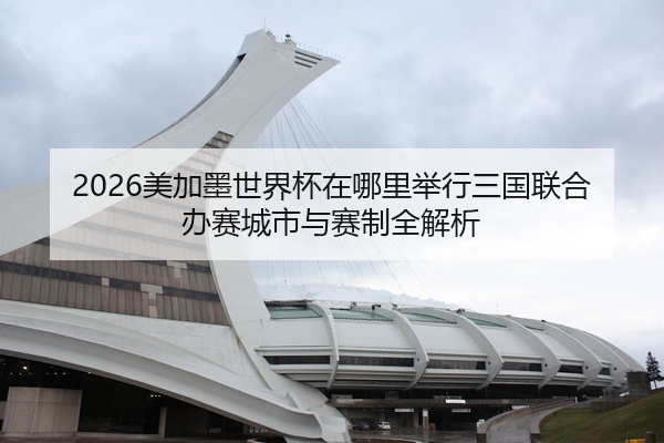 2026美加墨世界杯在哪里举行三国联合办赛城市与赛制全解析