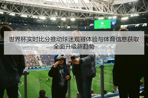 世界杯实时比分推动球迷观赛体验与体育信息获取全面升级新趋势